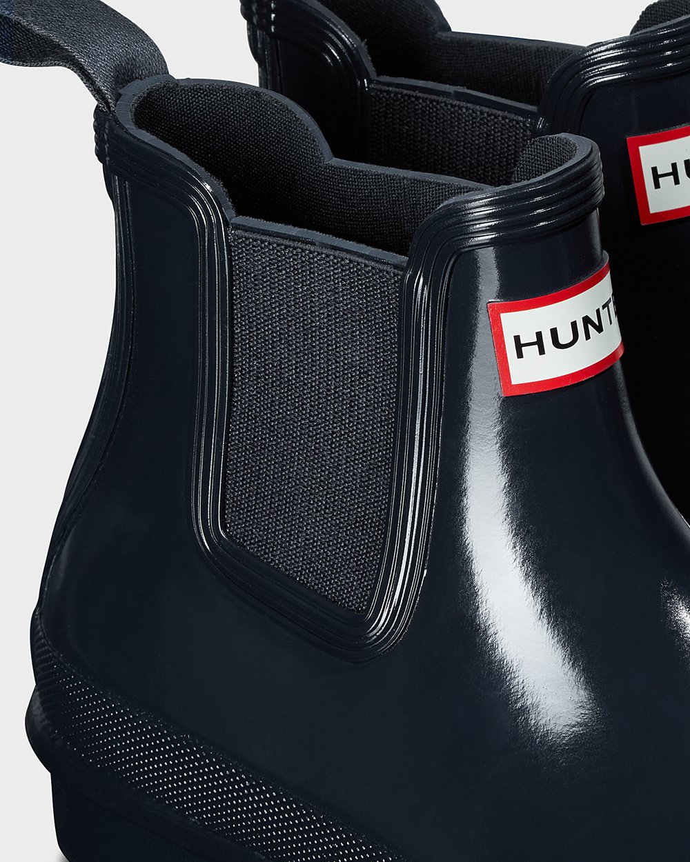 Botas Chelsea Hunter Feminina Azul Marinho - Original Gloss - 84OXCBKGS